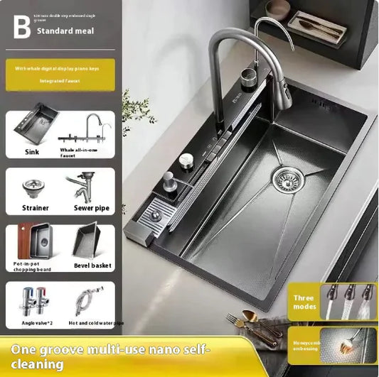 Honeycomb Steel Sink