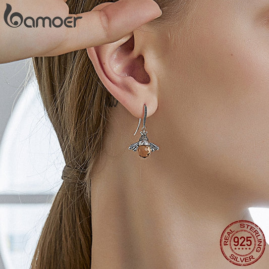 Bee Drop Earrings - Looking for their Beehive!